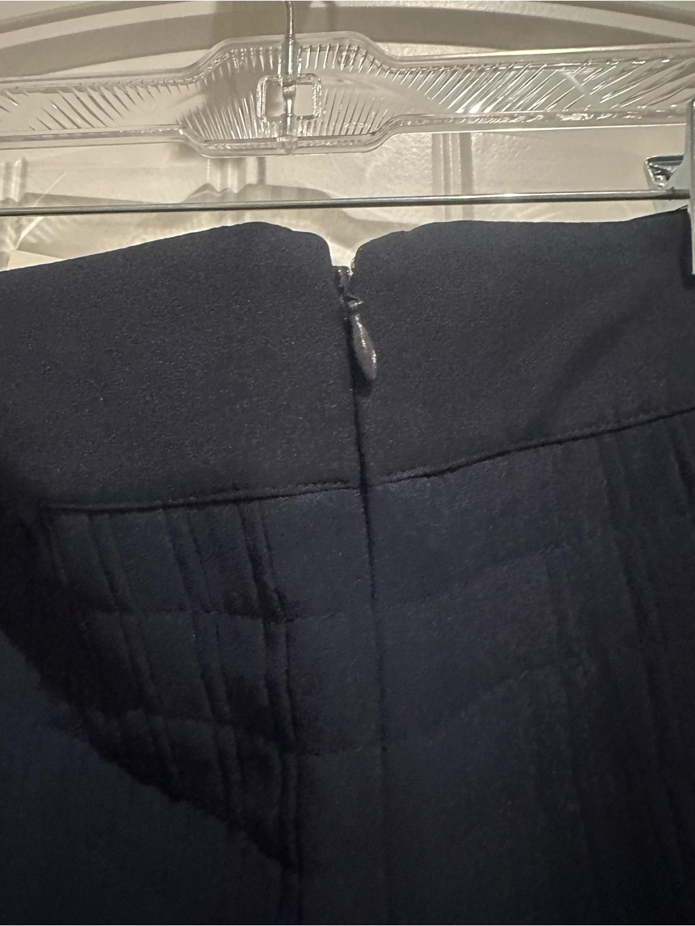 J. Crew Classic Navy Pleated Women's Skirt - Picture 5 of 5